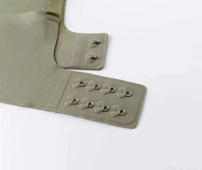 Seamless V-neck Adjustable Comfort Bra